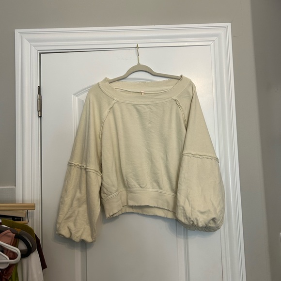 Free People Sweet Deets Sweatshirt- XS - Picture 3 of 5